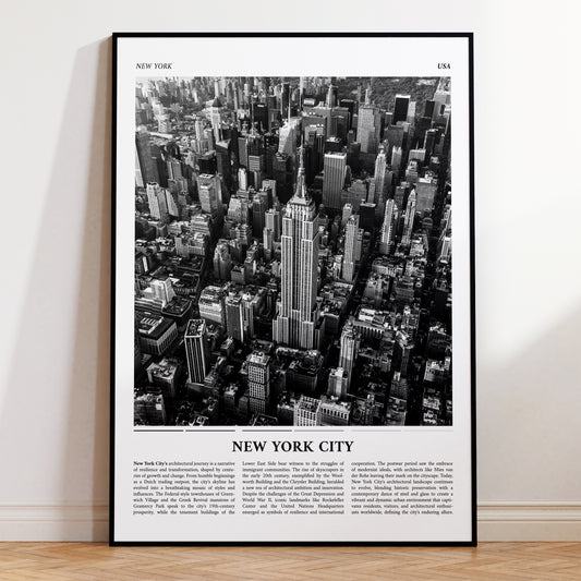 New York City Photograph Travel Poster Print