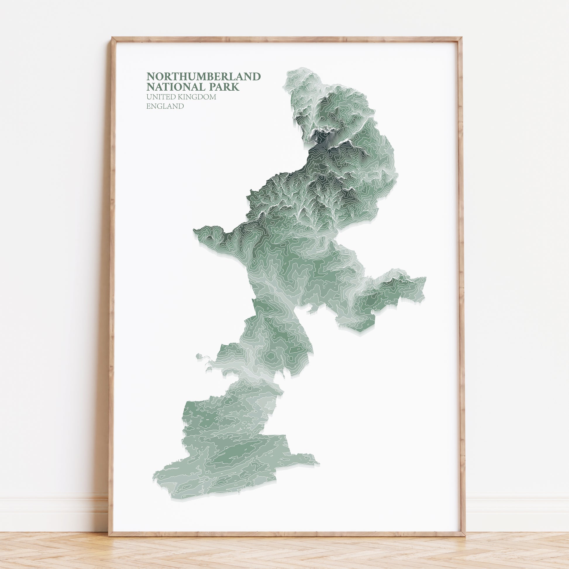 Northumberland National Park Map