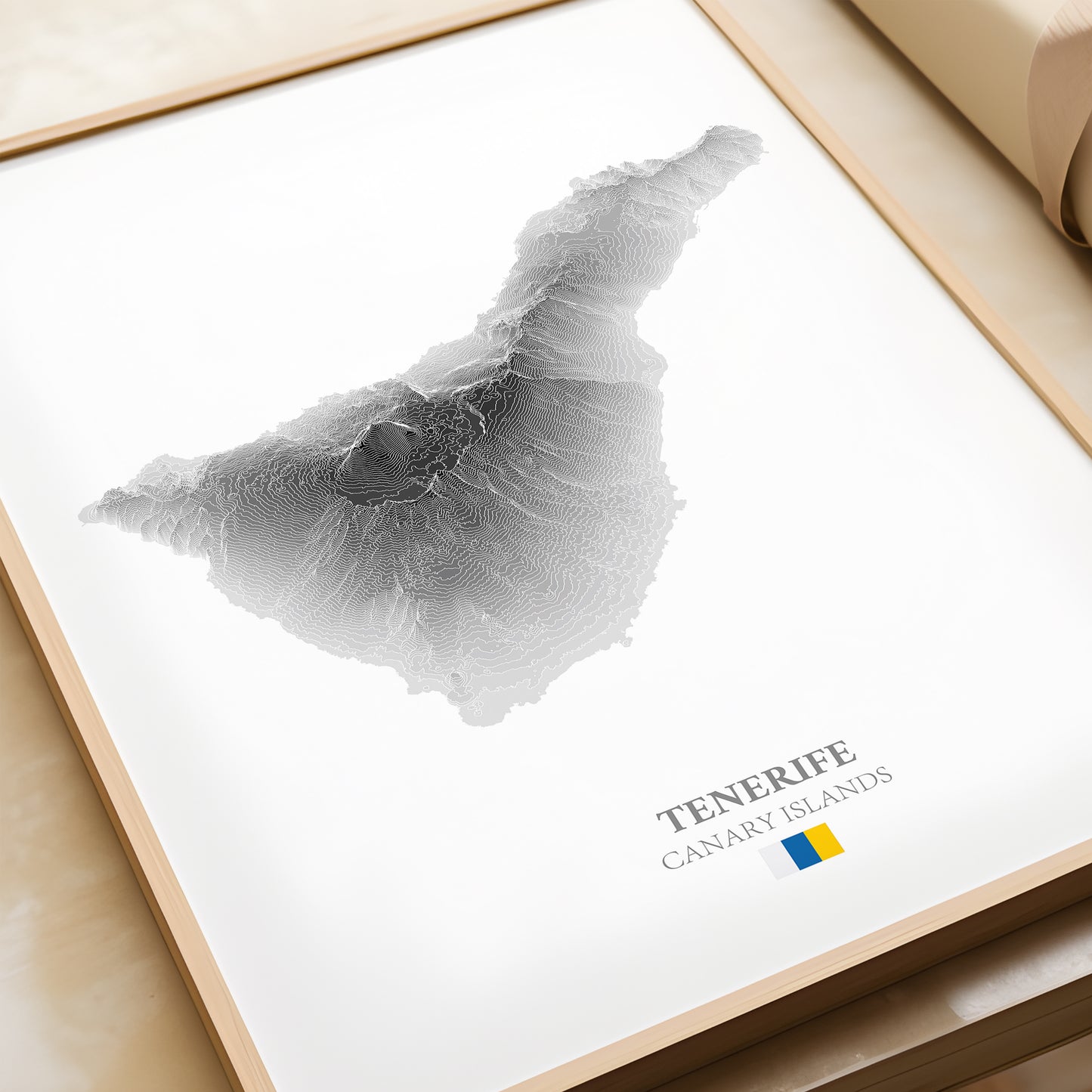 Tenerife Map Print