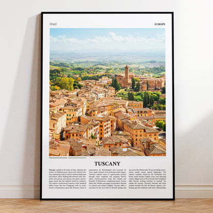 Tuscany Italy Photograph Travel Poster Print