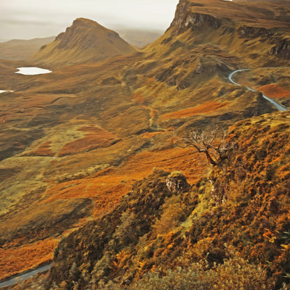 The Quiraing Isle of Skye Travel Poster Scotland Wall Art