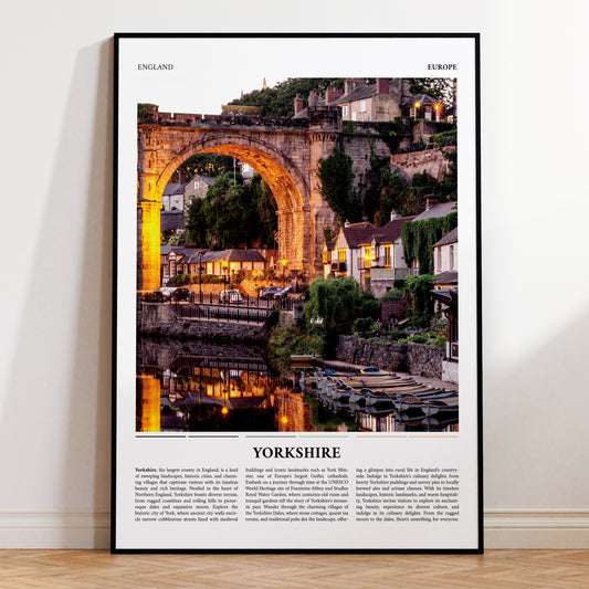 Yorkshire England Photograph Travel Poster Print